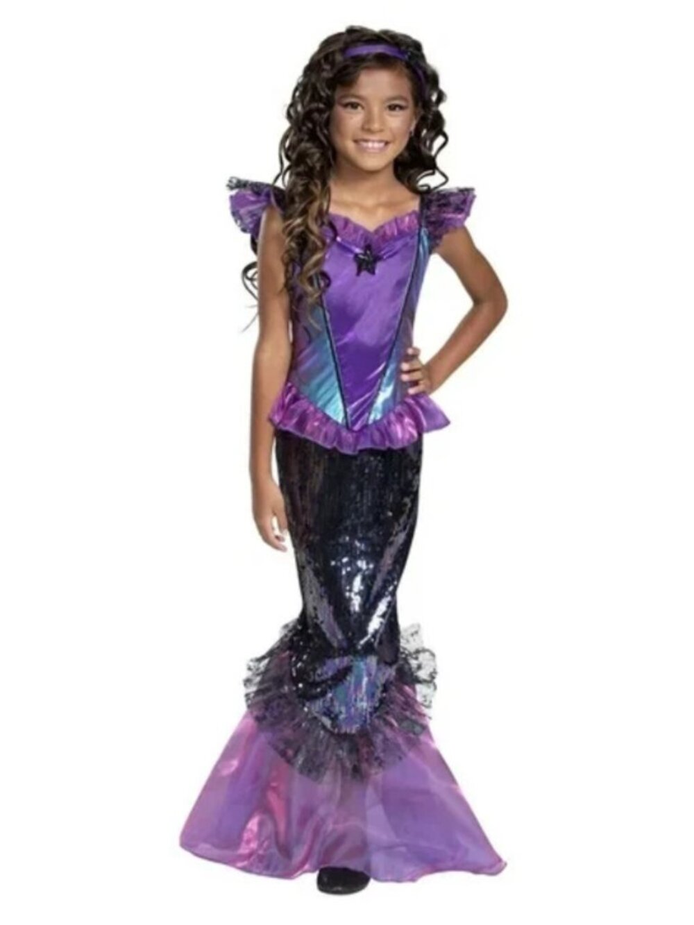 Palamon Girl's Mermaid Splash Halloween Costume Medium (8-10)